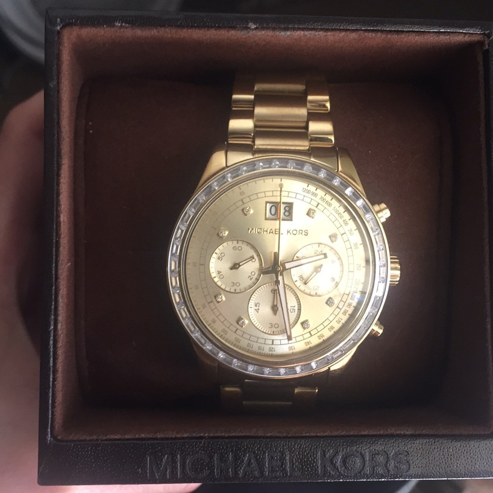 Michael Kors gold watch mk6187